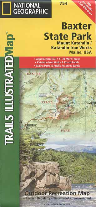 Trails Illustrated Map: Baxter State Park